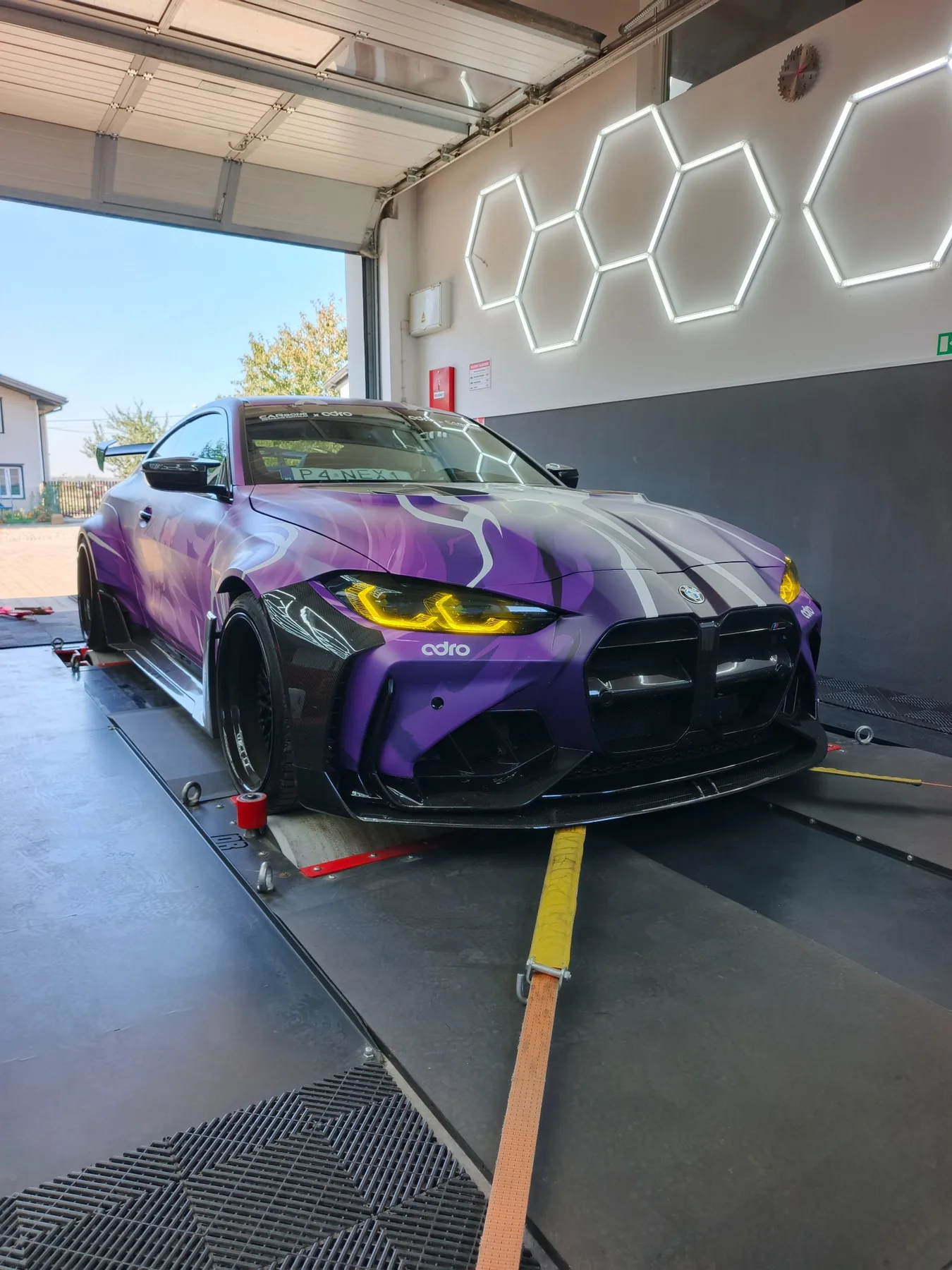 BMW na hamowni MNgarage